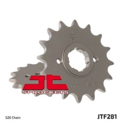Pignon JT SPROCKETS acier standard 281 - 16 dents pas de 520