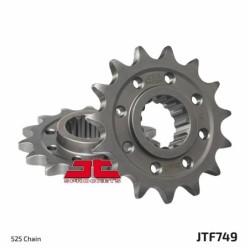 Pignon JT SPROCKETS acier standard 749 - 16 dents pas de 525