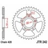 Couronne JT SPROCKETS acier standard 242 - 53 dents pas de 428