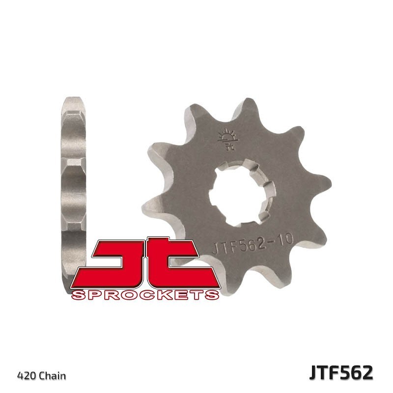 Pignon JT SPROCKETS acier standard 562 - 9 dents pas de 420 Pignon JT SPROCKETS acier standard 562 - 9 dents pas de 420
