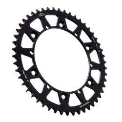 Couronne JT SPROCKETS aluminium ultra-light anti-boue YAMAHA YZ WR avant 1998 44 dents Noir