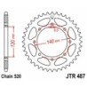 Couronne JT SPROCKETS JTR487 46 dents - pas de 520 acier carbone C49