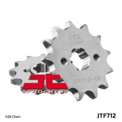 Pignon JT SPROCKETS acier standard 712 - 13 dents pas de 428