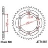 Couronne JT SPROCKETS zinc standard 897 - 40 dents pas de 520
