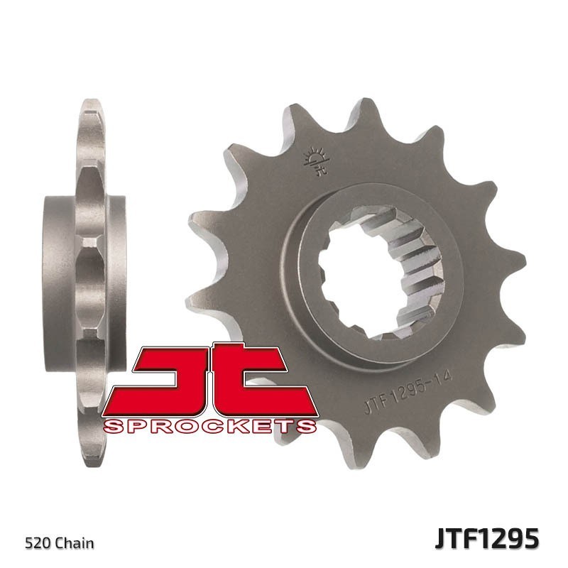 Pignon JT SPROCKETS acier standard 1295 - 15 dents pas de 520 Pignon JT SPROCKETS acier standard 1295 - 15 dents pas de 520