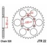 Couronne JT SPROCKETS JTR22 49 dents - pas de 520 acier carbone C49