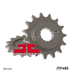 Pignon JT SPROCKETS acier standard 495 - 15 dents pas de 520