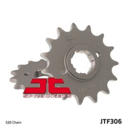 Pignon JT SPROCKETS acier standard 306 - 15 dents pas de 520