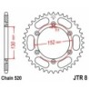 Couronne JT SPROCKETS JTR8 48 dents - pas de 520 acier carbone C49
