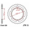 Couronne JT SPROCKETS acier standard 13 - 39 dents pas de 520