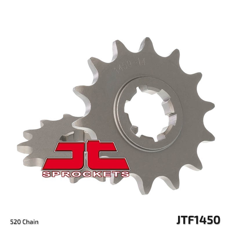Pignon JT SPROCKETS acier standard 1450 - 14 dents pas de 520 Pignon JT SPROCKETS acier standard 1450 - 14 dents pas de 520