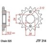 Pignon de transmission JT SPROCKETS JTF314 16 dents - pas de 525 Type SCM420