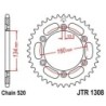 Couronne JT SPROCKETS acier standard 1308 - 40 dents pas de 520