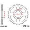 Couronne JT SPROCKETS acier standard 810 - 46 dents pas de 428