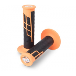 Paire de poignées PRO TAPER CLAMP ON (Barillet inclus)