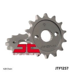 Pignon JT SPROCKETS acier standard 1257 - 15 dents pas de 428