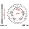 Couronne JT SPROCKETS acier standard 744 - 39 dents pas de 525