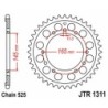 Couronne JT SPROCKETS acier standard 1311 - 44 dents pas de 525