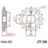 Pignon de transmission JT SPROCKETS JTF296 16 dents - pas de 525 Type SCM420