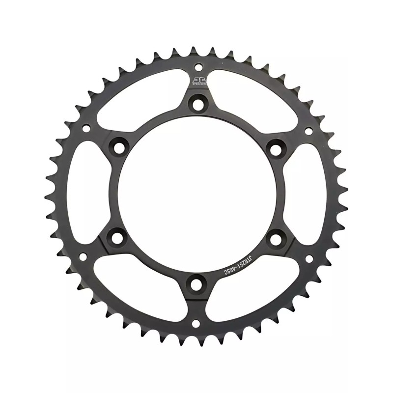 Couronne JT SPROCKETS YAMAHA YZ YZF WRF Type ZBK 47 dents - pas de 520 acier carbone C49 Noir Couronne JT SPROCKETS YAMAHA YZ YZF WRF Type ZBK 47 dents - pas de 520 acier carbone C49 Noir