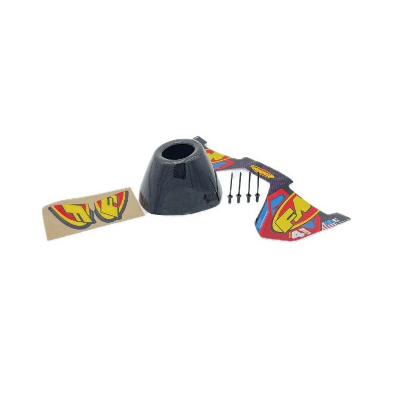Embout d'echappement FMF carbone RCT BLACK