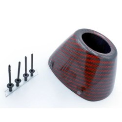 Embout d'echappement FMF carbone RCT BLACK/RED