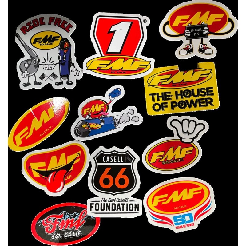 Autocollant FMF GO FAST HAVE FUN