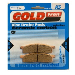 Plaquettes de frein GOLD FREN K5 avant 65 YZ / 80 85 YZ