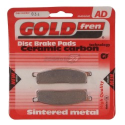 Plaquettes de frein GOLD FREN AD avant 65 YZ / 80 85 YZ