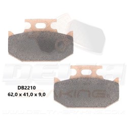 Plaquettes de frein Delta braking arrière Nissin
