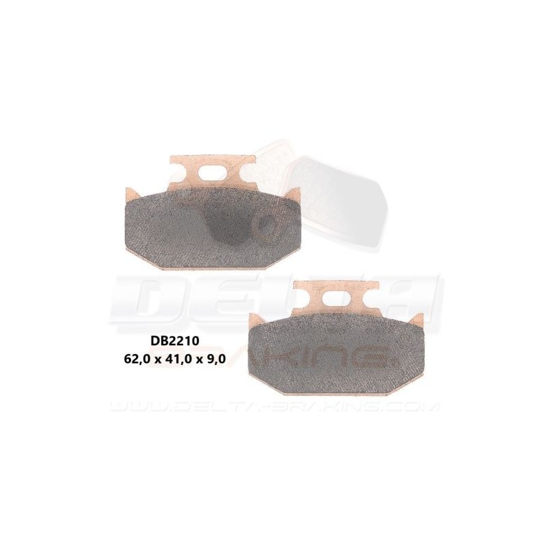 Plaquettes de frein Delta braking arrière Nissin Plaquettes de frein Delta braking arrière Nissin