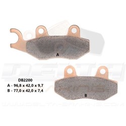 Plaquettes de frein Delta braking avant