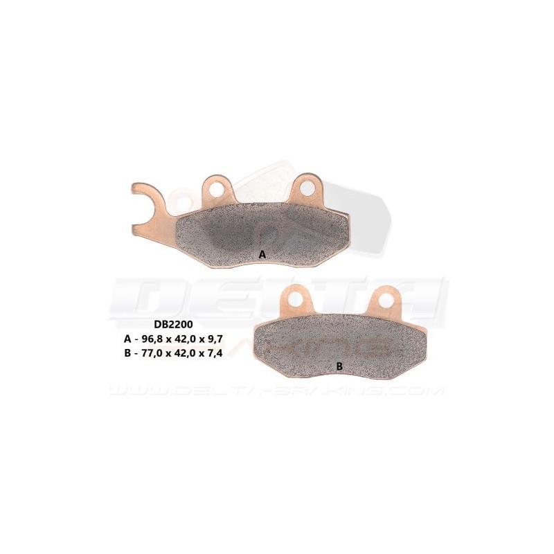 Plaquettes de frein Delta braking avant Plaquettes de frein Delta braking avant