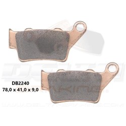 Plaquettes de frein Delta braking Brembo arrière