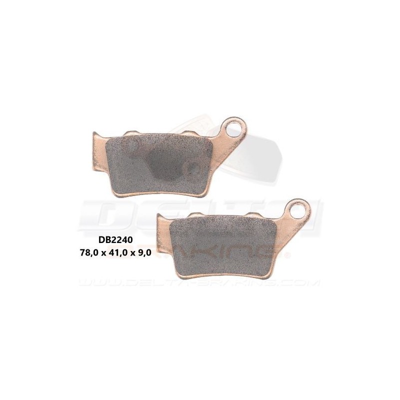 Plaquettes de frein Delta braking Brembo arrière Plaquettes de frein Delta braking Brembo arrière