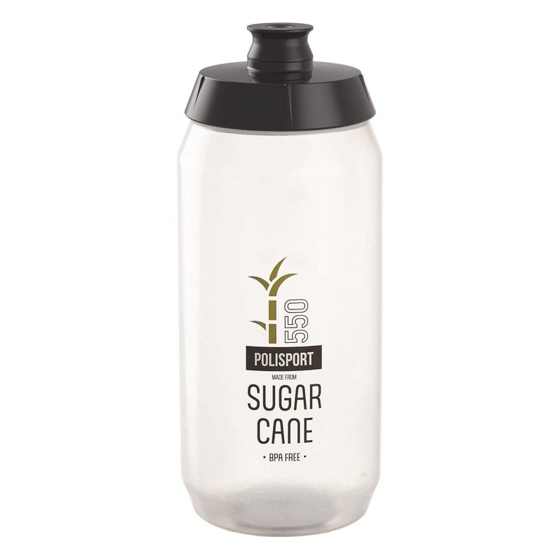 Bidon d'eau POLISPORT Sugar Cane translucide 550ml