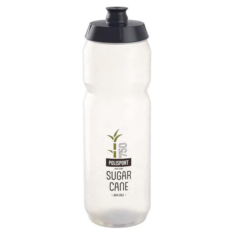 Bidon d'eau POLISPORT Sugar Cane translucide 750ml
