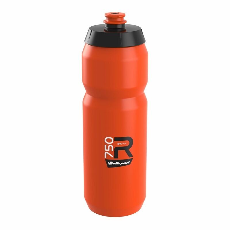 Bidon POLISPORT R750 orange bouchon à visser 750ml Bidon POLISPORT R750 orange bouchon à visser 750ml