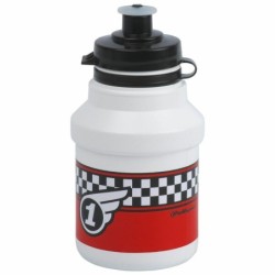 Bidon POLISPORT Race blanc bouchon à clipser 350ml