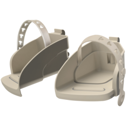Repose-pieds POLISPORT Cream Groovy Ff / Cfs