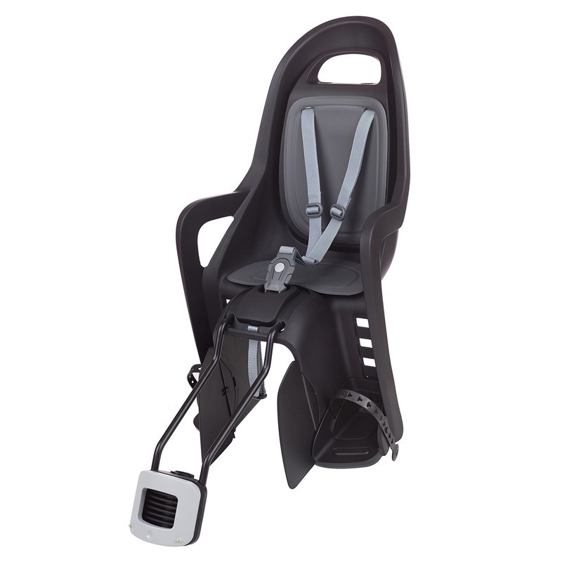 Siège enfant de vélo arrière POLISPORT Groovy Maxi FF 29" fixation cadre - noir/gris foncé Siège enfant de vélo arrière POLISPORT Groovy Maxi FF 29" fixation cadre - noir/gris foncé