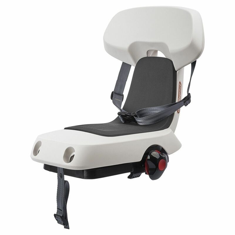 Siège enfant de vélo arrière POLISPORT Guppy Junior fixation porte-bagages - gris clair/gris foncé Siège enfant de vélo arrière POLISPORT Guppy Junior fixation porte-bagages - gris clair/gris foncé
