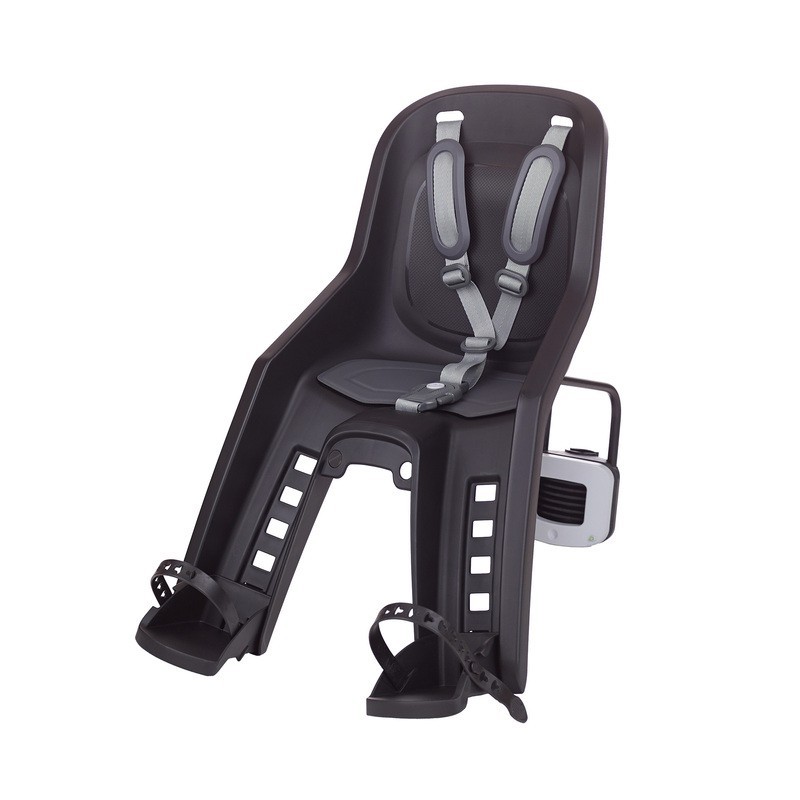 Siège enfant de vélo avant POLISPORT Bubbly Mini Plus FF fixation cadre - noir/gris foncé Siège enfant de vélo avant POLISPORT Bubbly Mini Plus FF fixation cadre - noir/gris foncé