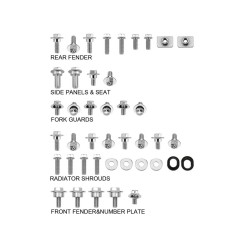 Boite de vis Fastener Pack KXF 42 pièces
