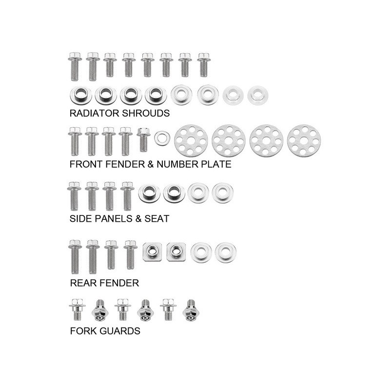 Boite de vis Fastener Pack RMZ 48 pièces Boite de vis Fastener Pack RMZ 48 pièces