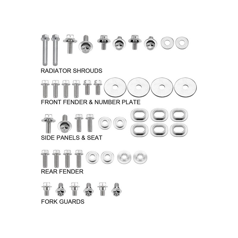 Boite de vis Fastener Pack RMZ 46 pièces Boite de vis Fastener Pack RMZ 46 pièces