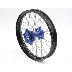 Roue complète "REX" 19 x 2,15 YZ 250 99- cercle noir / moyeu bleu 22mm