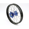Roue complète REX Haan wheels 18 x 2,15 YZF 250 / 450 09- cercle noir / moyeu bleu 25mm