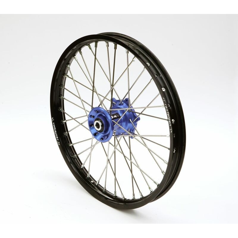 Roue complète REX Haan wheels 21 x 1,60 YZ 125 / 250 93-,YZF 250 / 450 93-13 cercle noir / moyeu bleu 20mm Roue complète REX Haan wheels 21 x 1,60 YZ 125 / 250 93-,YZF 250 / 450 93-13 cercle noir / moyeu bleu 20mm