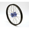 Roue complète REX Haan wheels 21 x 1,60 TE et FE 16-,TC et FC 15- cercle noir / moyeu bleu 22mm
